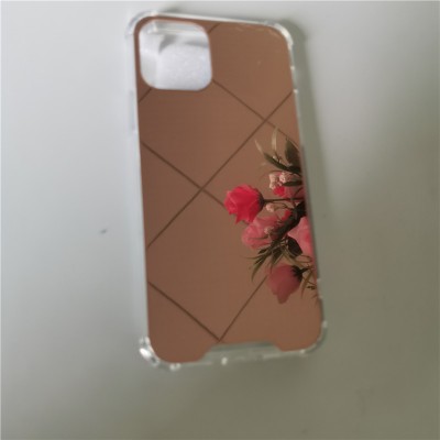 Plastic Rose gold  pc mirror  by cnc cut  and cutting by the factory