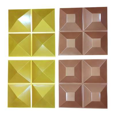 PVC Material wallpaper Four-point drill Design PVC 3d Wall Panel for Wall Art Decorative