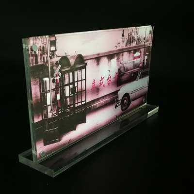 High Quality 8.5 x 11 Clear Acrylic Sign Holder for advertising Propaganda