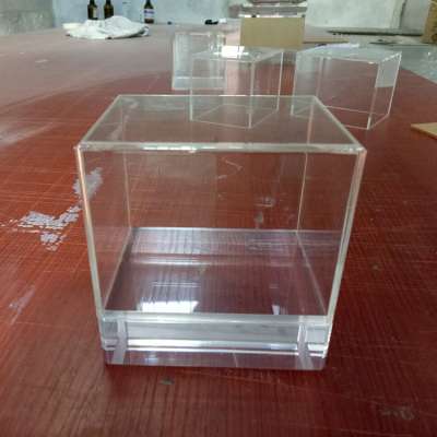 Custom Clear Acrylic Storage Box Acrylic Display Box With Logo Lid