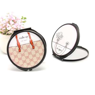 Portable makeup vanity mirror small folding makeup mirror Double Sided Compact Mirror