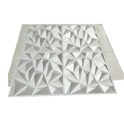 Echofriendly wholesale white color decoration plastic wall panel